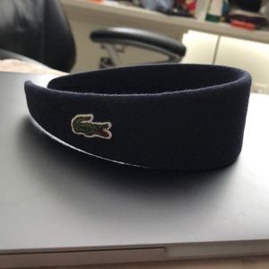 LACOSTE headband in navy